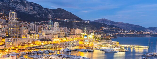 Trip Malta Ferienhaus Monaco - Genießen Sie die Fahrt Ihres Lebens am Steuer eines feurigen Lamborghini oder rassigen Ferrari. Starten Sie Ihre Spritztour in Monaco und lassen Sie das Fürstentum unter den vielen bewundernden Blicken der Passanten hinter sich. Cruisen Sie auf den wunderschönen Küstenstraßen der Côte d’Azur und den herrlichen Panoramastraßen über und um Monaco. Erleben Sie die unbeschreibliche Erotik dieses berauschenden Fahrgefühls, spüren Sie die Power & Kraft und das satte Brummen & Vibrieren der Motoren. Erkunden Sie als Pilot oder Co-Pilot in einem dieser legendären Supersportwagen einen Abschnitt der weltberühmten Formel-1-Rennstrecke in Monaco. Nehmen Sie als Erinnerung an diese Challenge ein persönliches Video oder Zertifikat mit nach Hause. Die beliebtesten Orte für Ferien in Monaco, locken mit besten Angebote für Hotels und Ferienunterkünfte mit Werbeaktionen, Rabatten, Sonderangebote für Monaco Urlaub buchen.